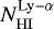 $N_{\mathrm{HI}}^{\textrm{Ly}-\alpha}$
