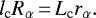 \begin{equation*} l_{\mathrm{c}}R_{\mathrm{\alpha}}\,{=}\,L_{\mathrm{c}}r_{\mathrm{\alpha}}. \end{equation*}