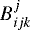 $B_{ijk}^{j}$