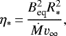 \begin{equation*} \eta_{\ast}\,{=}\,\frac{B_{\textrm{eq}}^2R_{\ast}^2}{\dot Mv_{\infty}},\end{equation*}