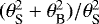 $({\theta_{\textrm{S}}^2+\theta_{\textrm{B}}^2})/\theta_{\textrm{S}}^2$