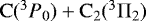 $\mathrm{C}(^{3}P_{0})+\mathrm{C_{2}}(^{3}\Pi_{2})$