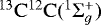 $\mathrm{^{13}C^{12}C}(^{1}\Sigma_{g}^{+})$