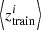$ \left\langle z_{\rm train}^i\right\rangle $