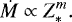 \begin{align*} {\dot{M}} \propto Z_{\ast}^m. \end{align*}