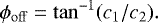 \begin{equation*} \phi_{\mathrm{off}} = \tan^{-1}(c_1/c_2). \end{equation*}