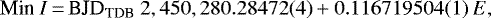 \begin{equation*} \textrm{Min}~I\,{=}\,\textrm{BJD}_{\textrm{TDB}}~2,450,280.28472(4) + 0.116719504(1)~E,\end{equation*}