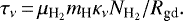\begin{eqnarray*} \tau_{\nu}\,{=}\,\mu_{\textrm{H}_2}m_{\textrm{H}} \kappa_{\nu} N_{\textrm{H}_2}/R_{\textrm{gd}}. \end{eqnarray*}