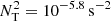 $ N_{{\rm T}}^2 = 10^{-5.8} \, {\rm s}^{-2} $