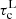$ \tau_{\mathrm{c}}^{\mathrm{L}} $
