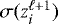 $\sigma (z_i^{\ell+1})$
