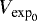 $V_{\textrm{exp}_{0}}$