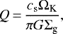 \begin{equation*}Q\,{=}\,\frac{c_{\textrm{s}} \Omega_{\textrm{K}}}{\pi G \Sigma_{\textrm{g}}}, \end{equation*}