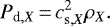 \begin{equation*}P_{\textrm{d},X}\,{=}\,c_{\textrm{s},X}^2 \rho_X. \end{equation*}