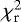 $\chi^2_{\textrm{r}}$