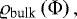 $\varrho_{\text{bulk}}\left(\Phi\right){,}$