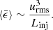 $$ \begin{aligned} \langle \bar{\epsilon }\rangle \sim \frac{u_{\rm rms}^3}{L_{\rm inj}}. \end{aligned} $$