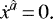\begin{equation*} \dot x^{\hat a}\,{=}\,0\text{.}\end{equation*}