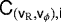 $ \tens{C_{(v_{\textrm{R}},v_{\phi}),i}} $