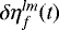 $\smash{\delta\eta_f^{lm}(t)}$