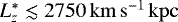 ${L_z^*}\lesssim2750{\,\mathrm{km\,s^{-1}}}{\,\mathrm{kpc}}$