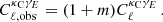 $$ \begin{aligned} C_{\ell ,\mathrm{obs} }^{\kappa _{\rm C}\gamma _{E}} = (1+m)C_{\ell }^{\kappa _{\rm C}\gamma _{E}} \, . \end{aligned} $$