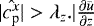 $|\hat{c_{\textrm{p}}^x}| > \lambda_z.|\frac{\partial\bar{u}}{\partial z}$