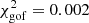 $ \chi^{2}_{\mathrm{gof}}=0.002 $