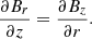 $$ \begin{aligned} \frac{\partial {B_r}}{\partial {z}}= \frac{\partial {B_z}}{\partial {r}}. \end{aligned} $$