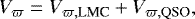 \begin{equation*} {{\ensuremath{V_{\varpi}}}}=V_{\varpi,\textrm{LMC}}+V_{\varpi,\textrm{QSO}},\end{equation*}