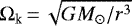 ${ \Omega_{\textrm{k}}\,{=}\,\sqrt{GM_{\odot}/r^3}}$
