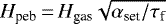 $H_{\textrm{peb}}\,{=}\,H_{\textrm{gas}} \sqrt{\alpha_{\textrm{set}} / \tau_{\textrm{f}}}$