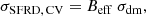 $$ \begin{aligned} \sigma _{\rm SFRD,\,CV} = B_{\rm eff}\ \sigma _{\rm dm}, \end{aligned} $$