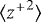 $ \langle {{{z}^{}}^+}^2 \rangle$