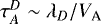 $\tau_A^D \sim \lambda_D/V_{\textrm{A}}$