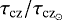 $\tau_{\textrm{cz}}/\tau_{\textrm{cz}_{\odot}}$