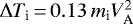 ${\Delta T_{\textrm{i}}\,{=}\,0.13\, m_{\textrm{i}} V_{\textrm{A}}^2}$