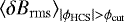 $\left<\delta B_{\mathrm{rms}}\right>_{|{\phi_{\mathrm{HCS}}}|>\phi_{\mathrm{cut}}}$