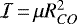 $\mathcal{I}\,{=}\,\mu R_{CO}^2$