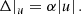 $$ \begin{aligned} \Delta |_u=\alpha |u|\,. \end{aligned} $$