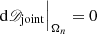 $$ \begin{aligned} \mathrm{d}\fancyscript {D}_{\mathrm{joint}}\Big |_{\mathbf{\Omega }_n}=0 \end{aligned} $$