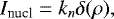 \begin{equation*}I_{\textrm{nucl}}=k_n \delta(\rho),\end{equation*}