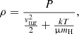 $$ \begin{aligned} \rho = \frac{P}{\frac{{ v}_{\rm tur}^2}{2} + \frac{k T}{\upmu m_{\rm H}}}, \end{aligned} $$