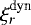 $ \xi_r^{\text{dyn}}$