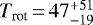 $T_{\textrm{rot}}\,{=}\,47_{-19}^{+51}$