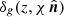 $ \delta_{g}(z,\chi\,{\hat{{\boldsymbol{n}}}}) $