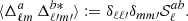 $$ \begin{aligned} \langle \Delta ^a_{\ell m}\,\Delta ^{b*}_{\ell \prime m\prime }\rangle :=\delta _{\ell \ell \prime }\delta _{mm\prime }\mathcal{S} ^{ab}_\ell . \end{aligned} $$