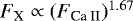 $F_{\textrm{X}}\propto (F_{\textrm{Ca II}}){}^{1.67}$