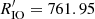 $ R_\mathrm{IO}^\prime=761.95 $