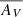 $ \overline {A_V} $